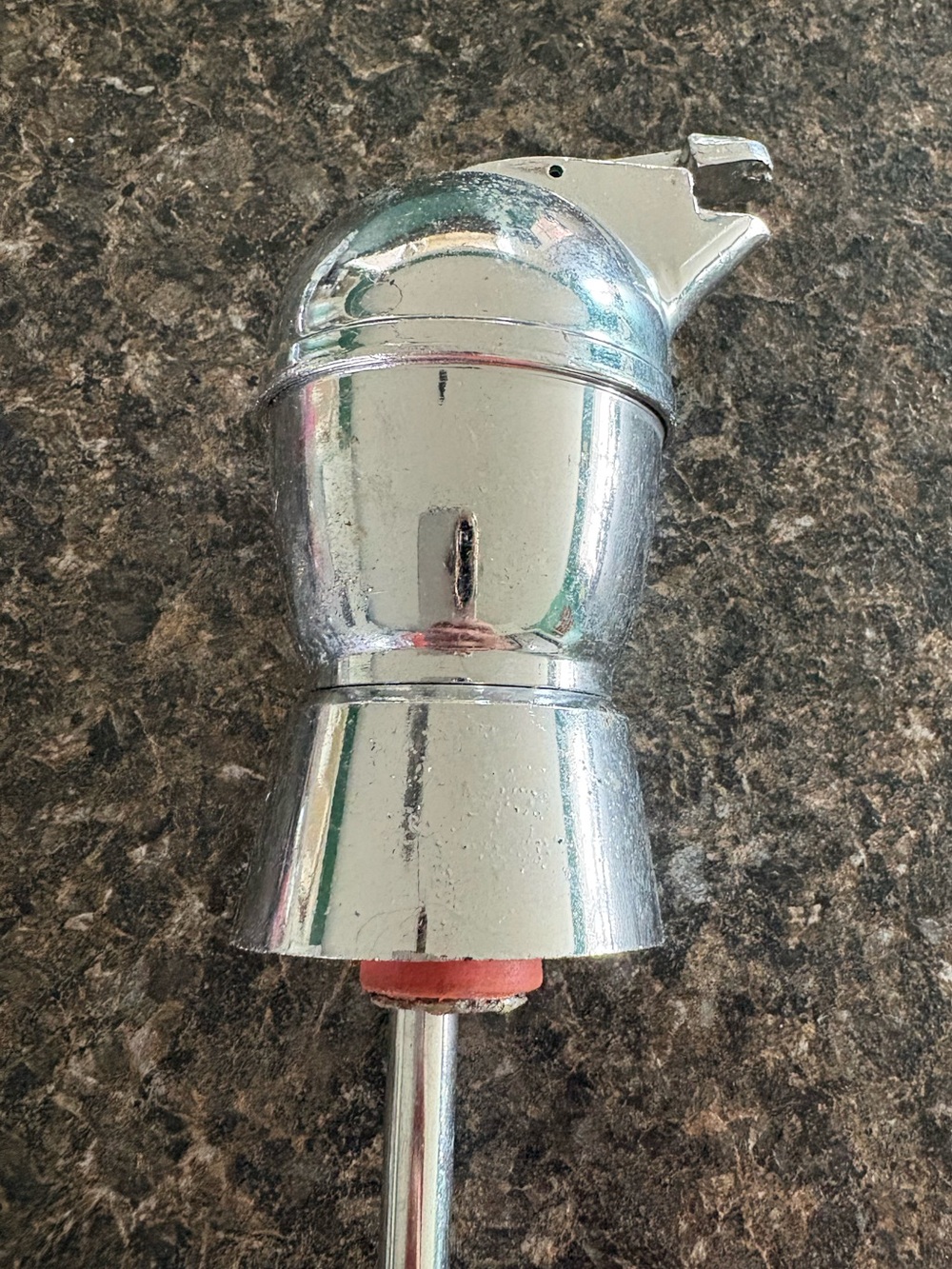 11 Vintage liquor spout pourers & 1 Clear Glass Decorative Bottle Stopper